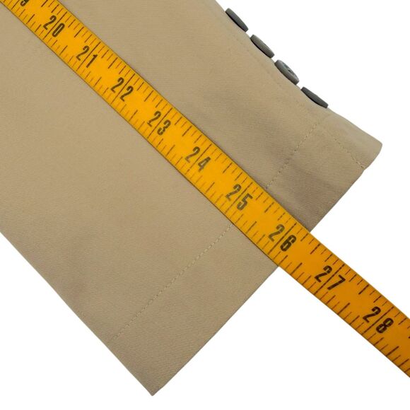 L.L. Bean Men's T&F Twill 2 Button Supima Blazer Sport Jacket Khaki 40 Tall - Picture 11 of 13